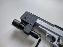 Load image into Gallery viewer, HW45 Hunting Light Mount with Multicolour LED torch and Adjustable Focus.